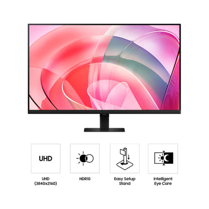 Samsung 32-in ViewFinity S7 (S70D) 4K UHD IPS HDR10 High Resolution Computer Monitor with Speaker - LS32D708EBNXGO