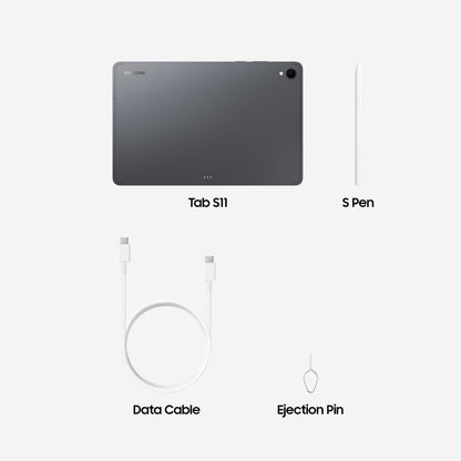 (Open Box) Samsung Galaxy Tab S11 11" Tablet, 128 GB, Gray - SM-X730NZAAXAR