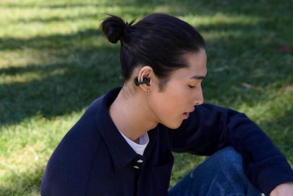 Sony LinkBuds Clip Open-Ear Truly Wireless Earbuds, Black - WFLC900/B w 27-Month Axiom Device Care Program