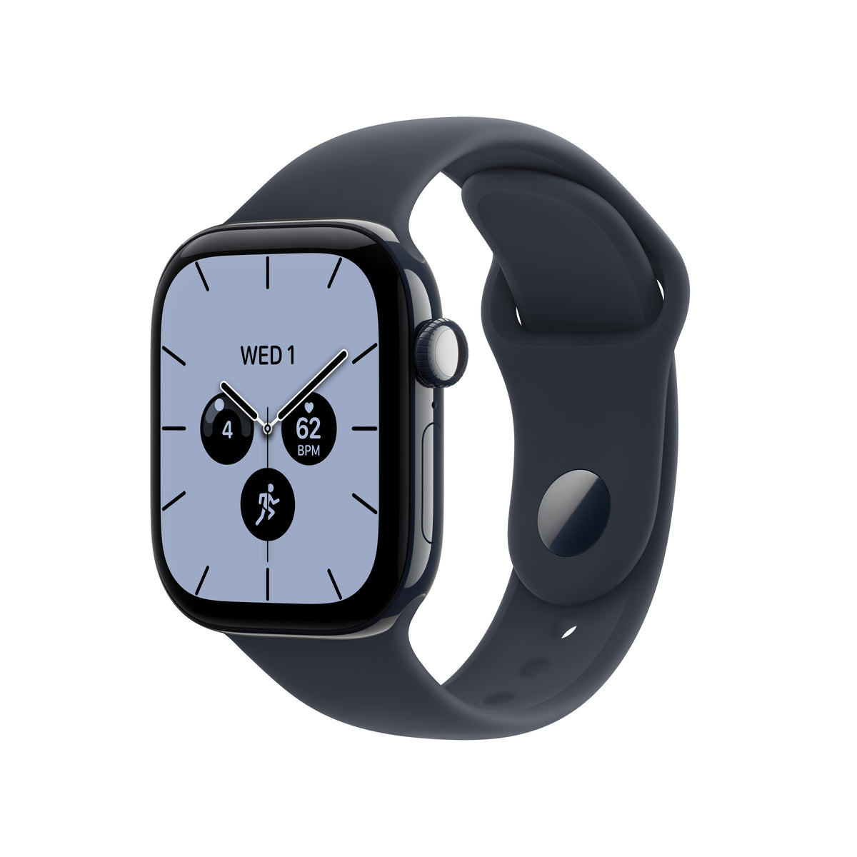 Apple Watch Series 12 GPS + Cellular 42mm Night Blue Ceramic Case with Navy Blue Sport Band - M/L - MJH04LS/A (2026)