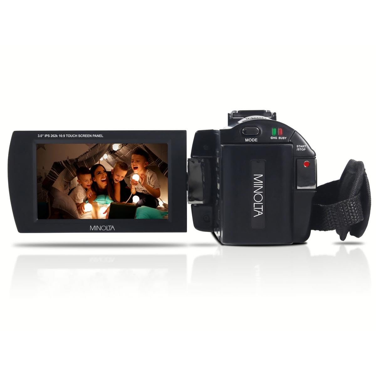 Minolta MN4K25NV 4K Ultra HD / 30 MP Night Vision Camcorder (Black)