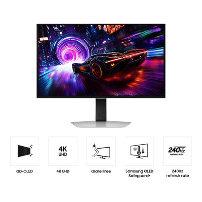 Samsung 27-inch Odyssey QD-OLED G8 (G81SF), 4K, 240Hz, Gaming Computer Monitor - LS27FG810SNXZA