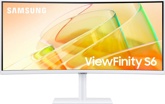 Samsung 34-in ViewFinity S6 S65TC Ultra Wide Curved Computer Monitor - LS34C654TANXGO