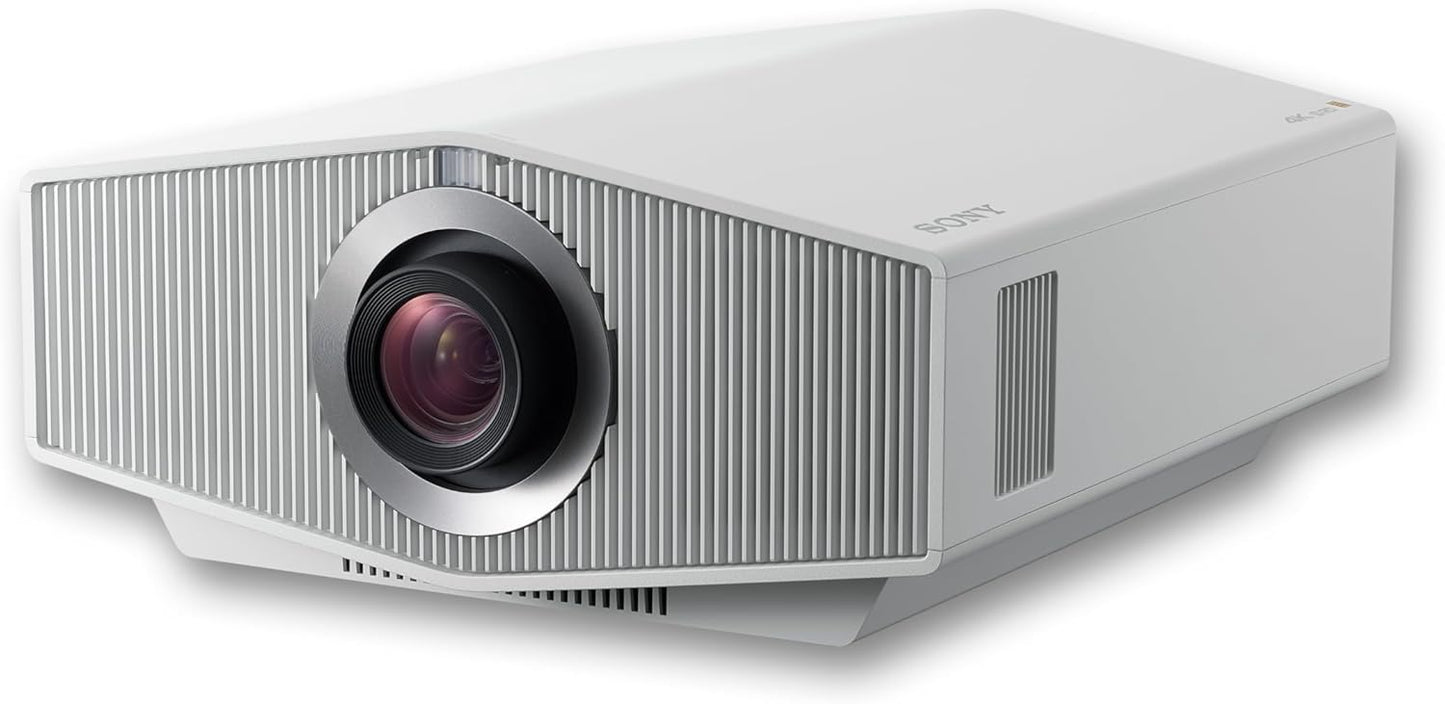 Sony BRAVIA Projector 8 - 4K HDR Laser Home Theater Projector with Native 4K SXRD Panel (VPL-XW6100ES), White