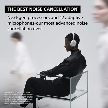 (Open Box) Sony WH-1000XM6 Wireless Noise Canceling Headphones - Silver