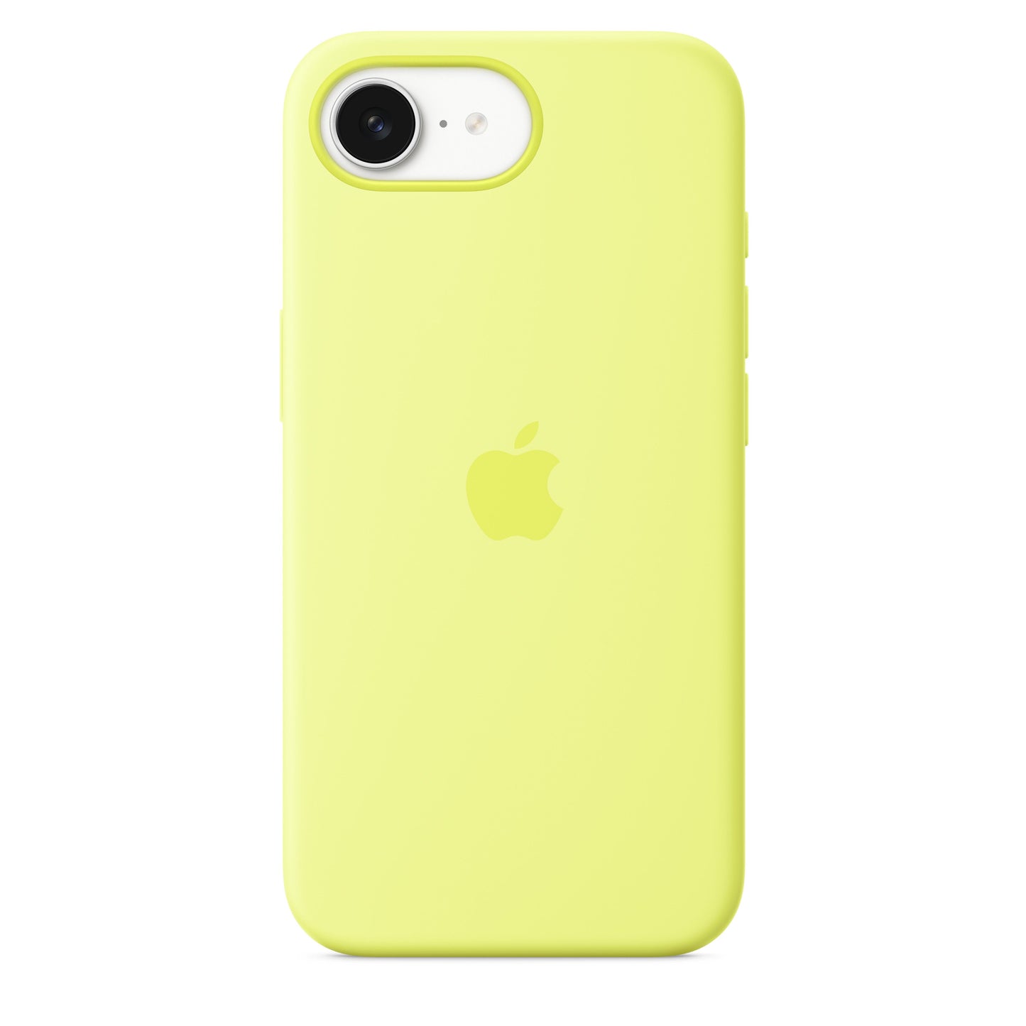 Apple iPhone 16e Silicone Case – Neon Yellow - MGYW4ZM/A