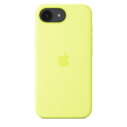 Apple iPhone 16e Silicone Case – Neon Yellow - MGYW4ZM/A