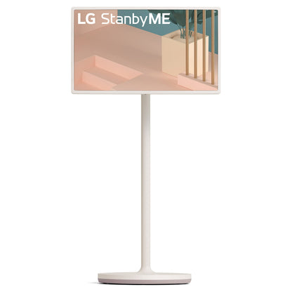 LG 27-in StanbyMe 1080p Portable Touchscreen Computer Monitor 27ART10AKPL, Calming Beige