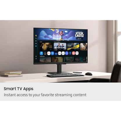 Samsung 32-Inch M5 (M50F) FHD Smart Monitor with Streaming TV, Speakers, Black, LS32FM502ENXZA