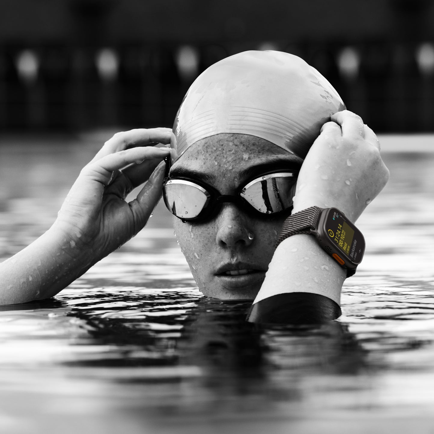 (Open Box) Apple Watch Ultra 2 GPS + Cellular 49mm Black Titanium Case with Dark Green Alpine Loop - Small - MX4Q3LW/A (2024)