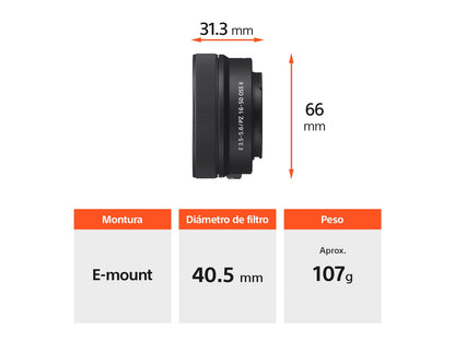 Sony E PZ 16-50 mm F3.5-5.6 OSS II DSLR Lens
