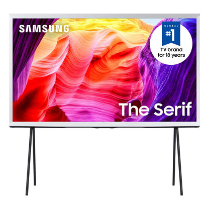 SAMSUNG 55-in QLED 4K The Serif LS01D Series Quantum HDR Smart TV - QN55LS01DAFXZA (2024)