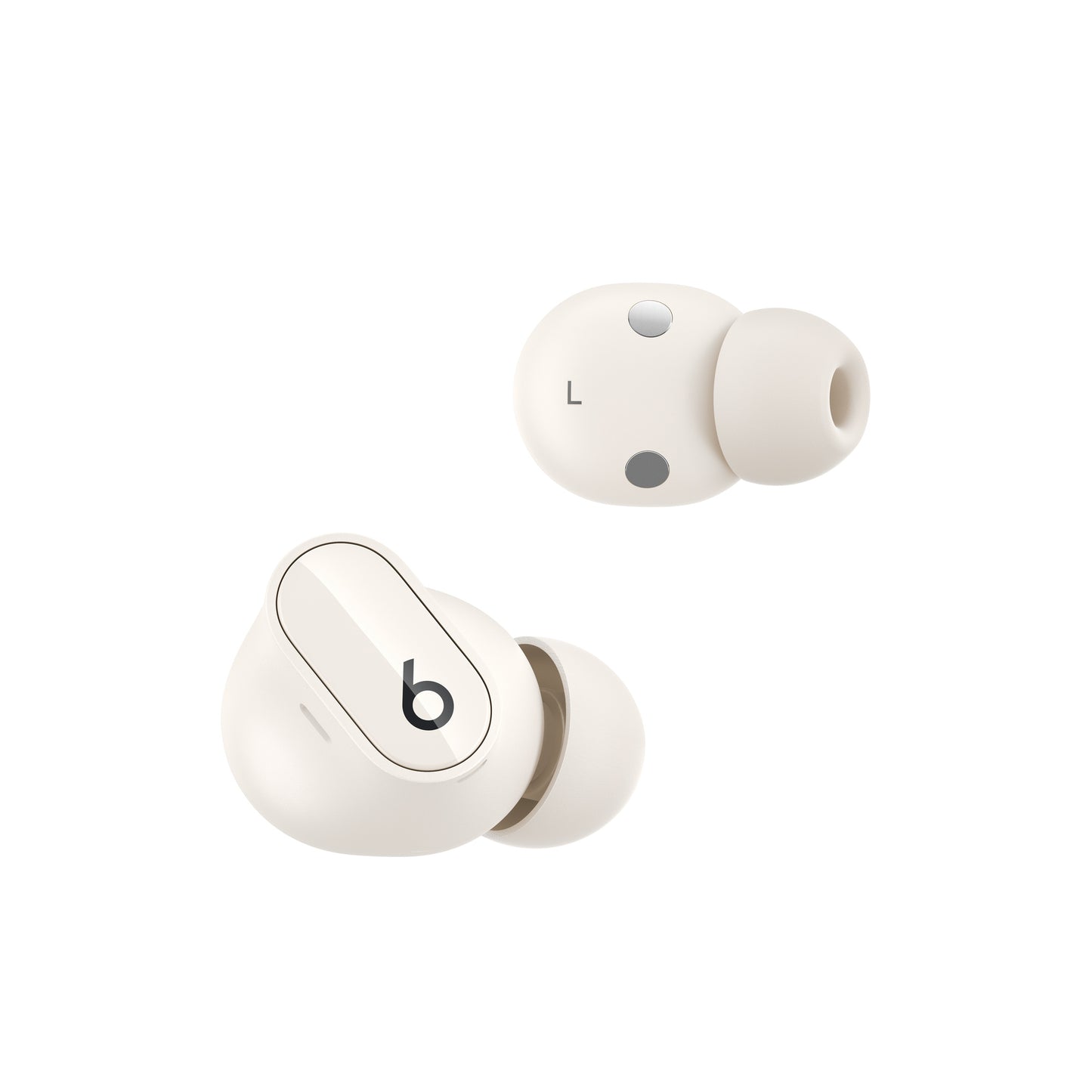 (Open Box) Beats Studio Buds + - True Wireless Noise Cancelling Earbuds - Ivory