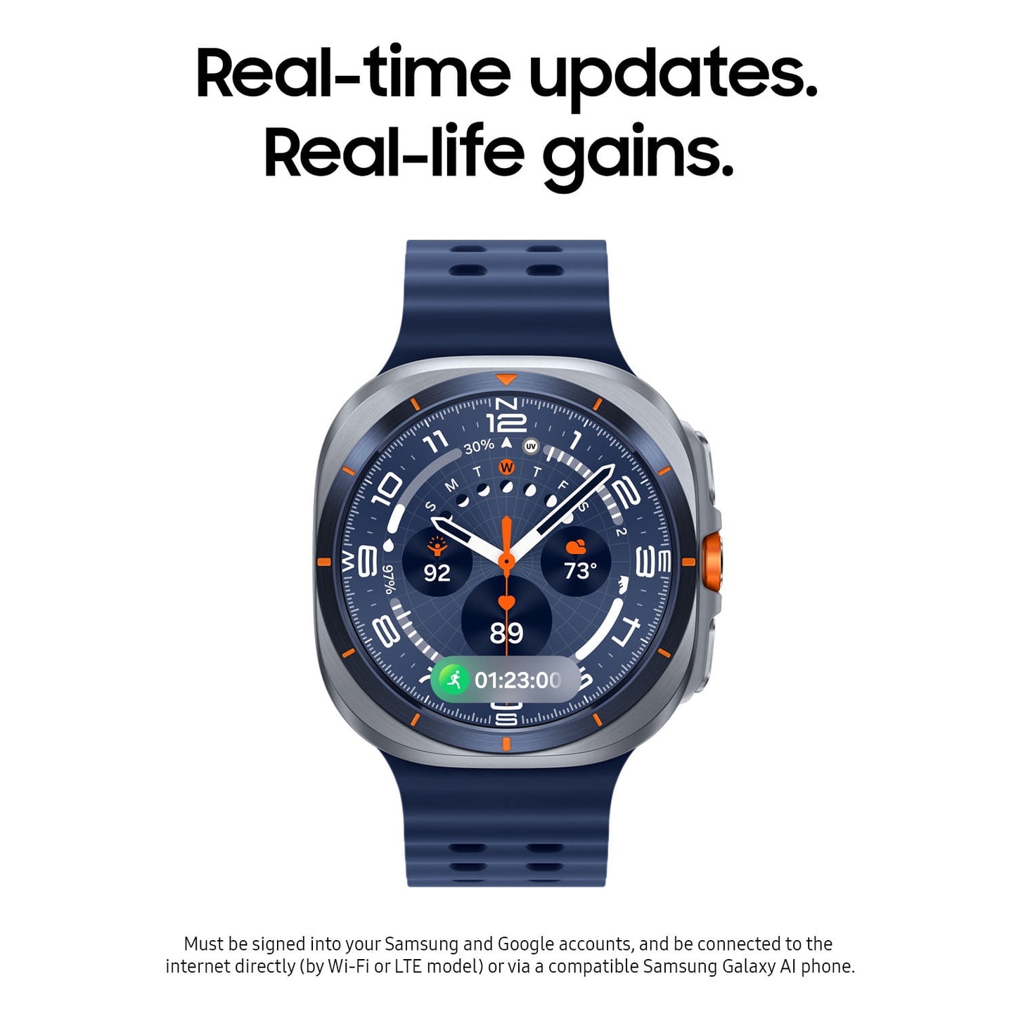 Samsung Galaxy Watch Ultra Titanium Smartwatch 47mm LTE - Blue - SM-L705UZB1XAA