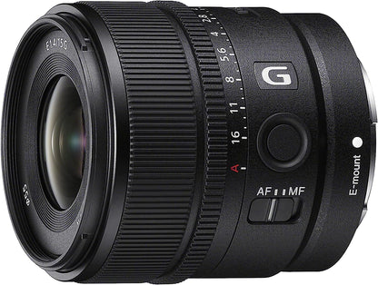 (Open Box) Sony E 15mm F1.4 G APS-C Large-Aperture Wide-Angle G Lens
