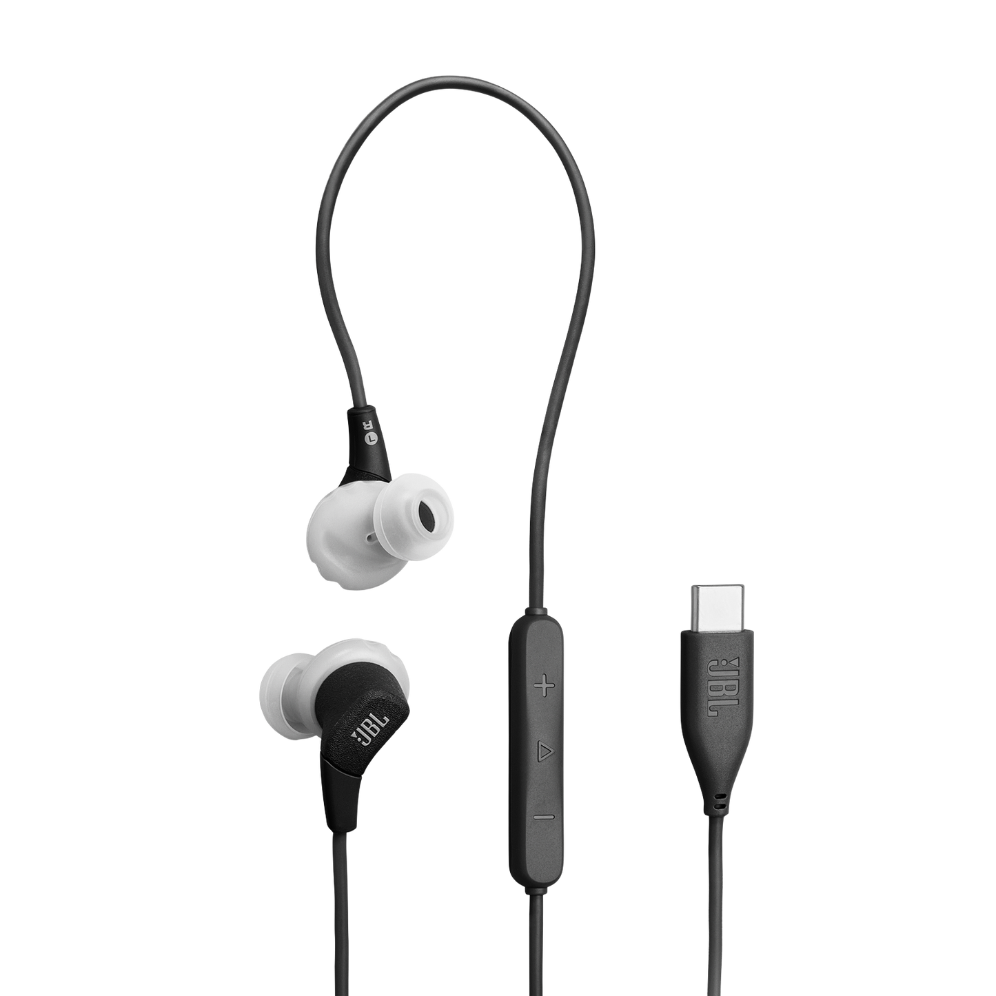 JBL Endurance Run Sport USB-C wired in ear headphone - Black