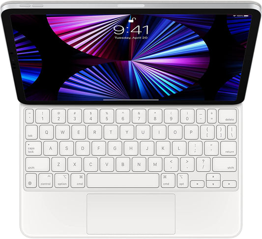 (Open Box) Apple Magic Keyboard for iPad Pro 11-inch (3rd) and iPad Air (M2) - White