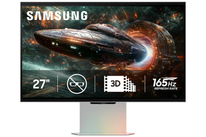 Samsung 27-in Odyssey 3D G90XF 4K 165Hz Gaming Monitor - LS27FG900XNXZA