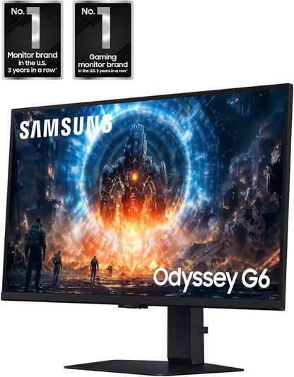 Sasmung 27-in Odyssey G6 G60F QHD Gaming Computer Monitor, 350Hz, IPS - LS27FG60DENXZA