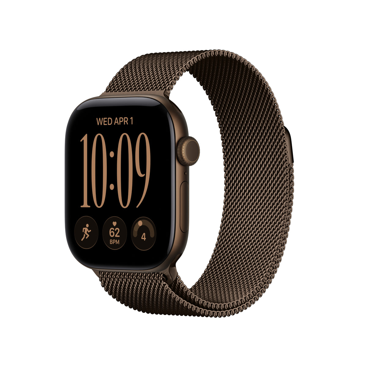 Apple Watch Series 12 GPS 42mm Dark Bronze Aluminum Case with Dark Bronze Milanese Loop - MKDC4LS/A (2026)