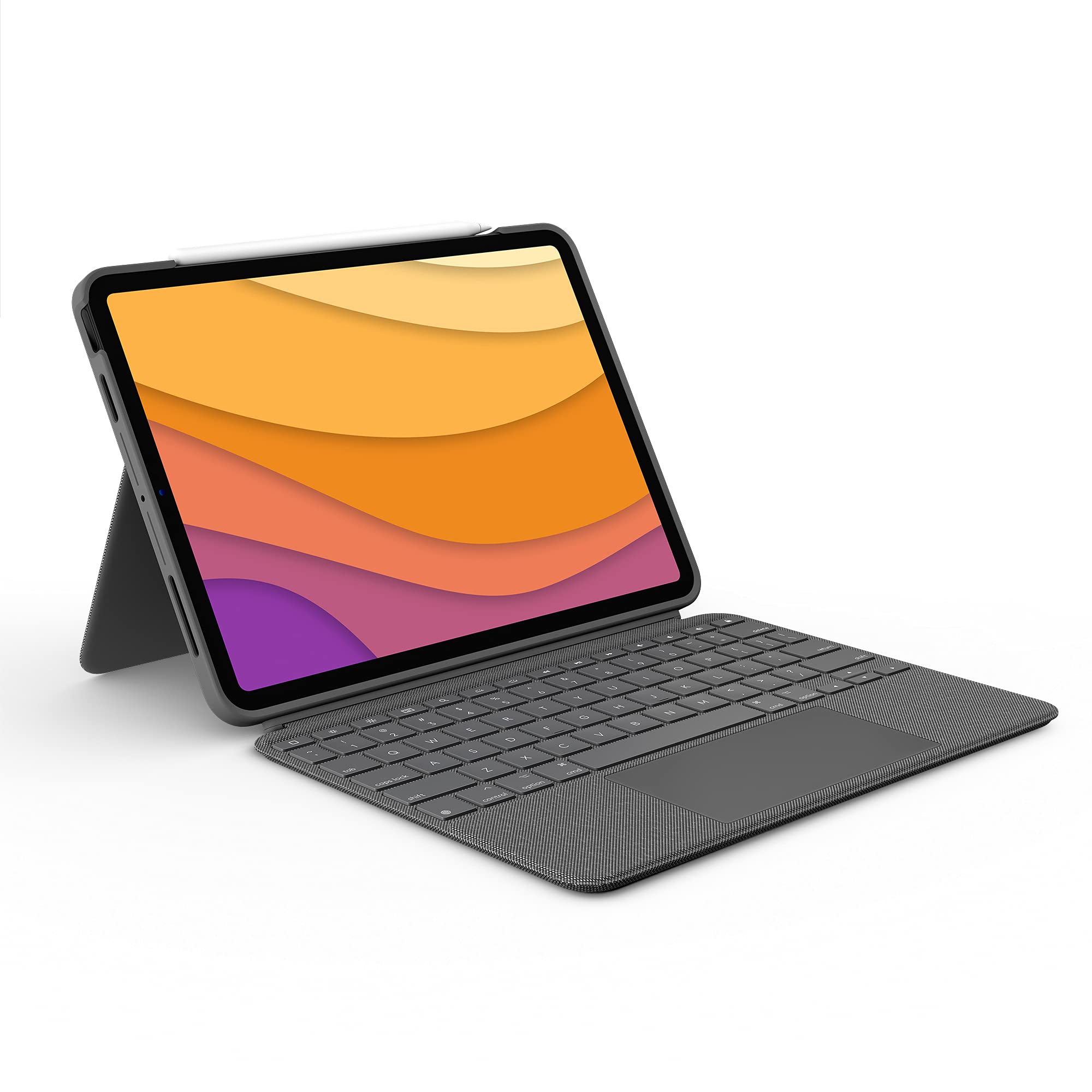 Open Box) Logitech Combo Touch Detachable Keyboard Case for Apple iPa