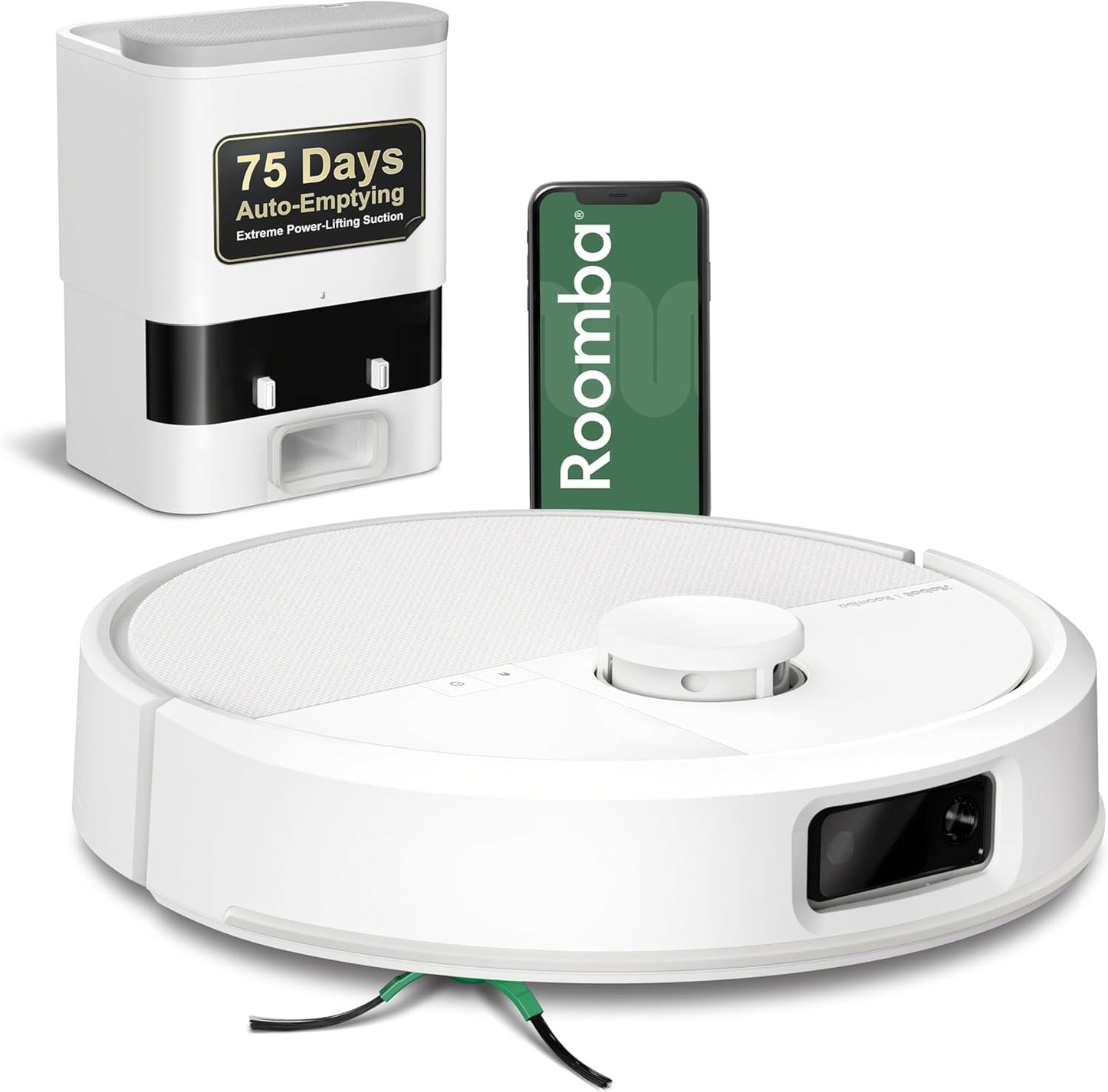 iRobot Roomba Max 705 Vac Robot + AutoEmpty Dock - White