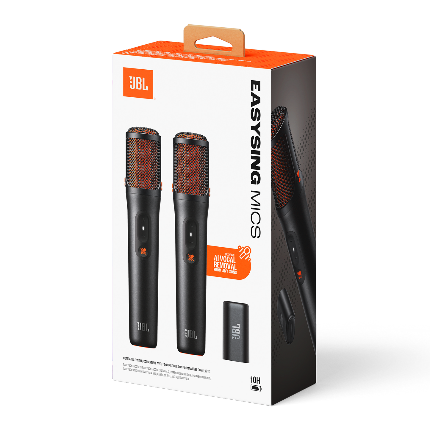JBL Easy Sing AI Microphone 2 pack w/ vocal seperation USB-C 2.4GHz