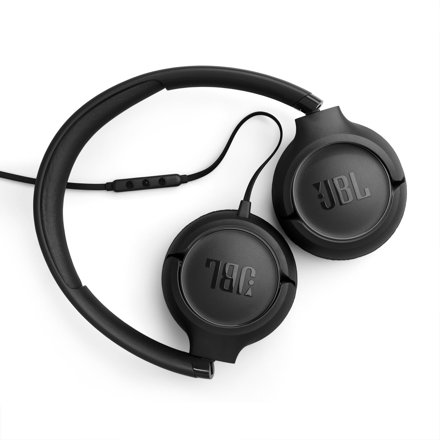 JBL Tune 530 USB-C Wired on ear Headphones - Black