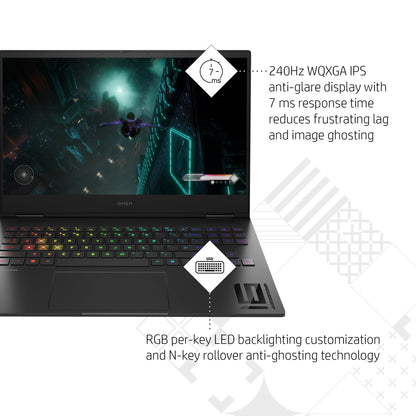 HP OMEN Transcend 16-in Gaming Laptop Computer, 16GB, 512GB SSD, NVIDIA GeForce RTX 4070, 16-u0020nr - Shadow Black