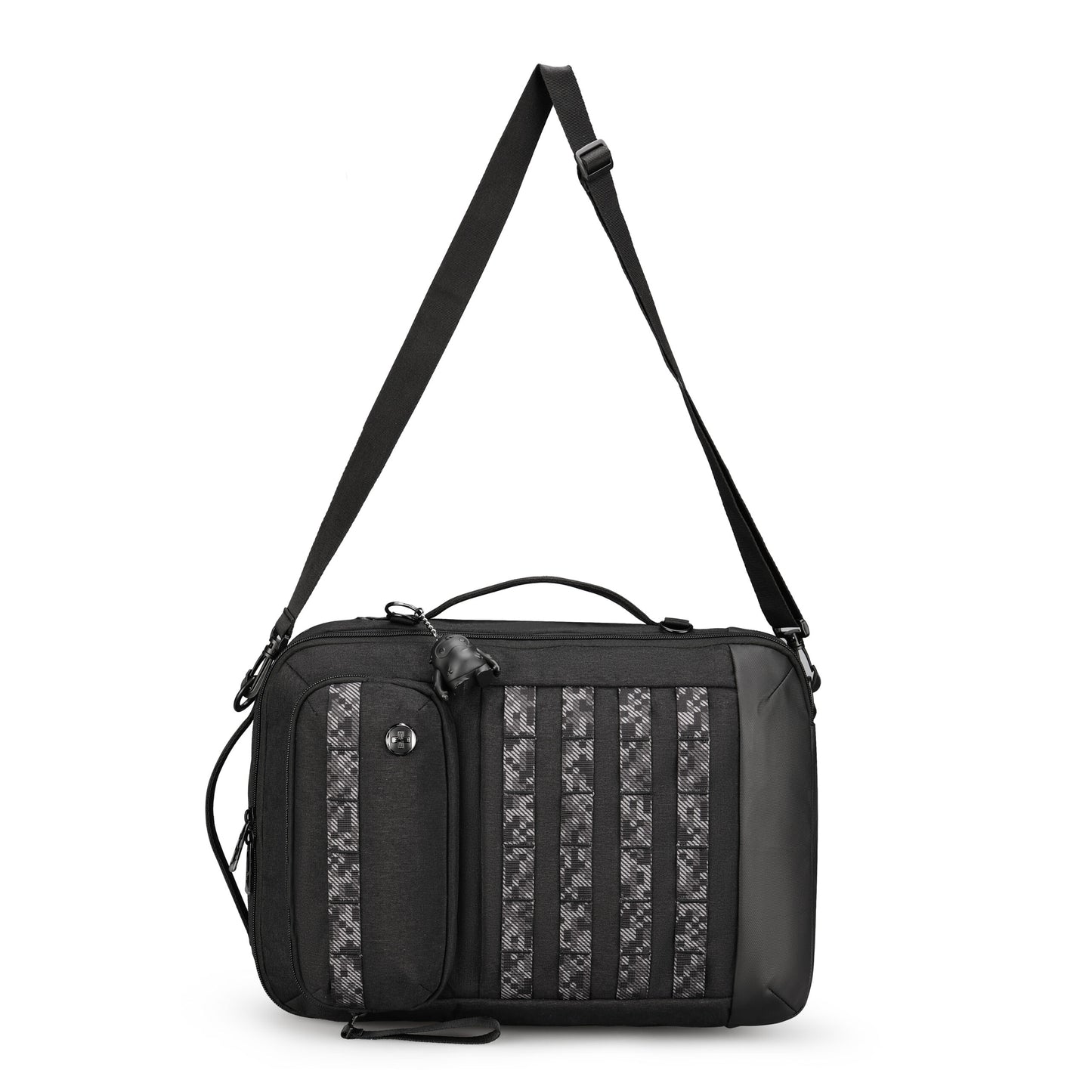 Swissdigital BERG Black Hybrid Briefcase