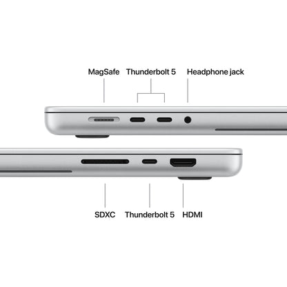 Apple 16-inch MacBook Pro with PROLED XDR Display: Apple M5 Pro chip with 18-core CPU and 20-core GPU, 1TB SSD - Silver - MJ2W4LL/A