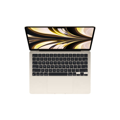 (Open Box) Apple 13-inch MacBook Air: M2 chip with 8C CPU / 8C GPU, 256GB SSD, 16GB Memory - Starlight MC7W4LL/A (Fall24)