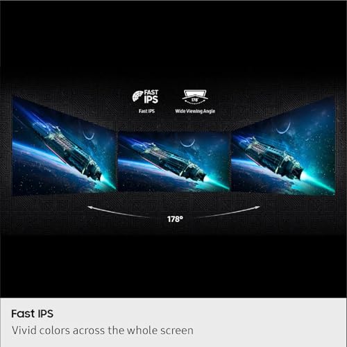 Samsung 32-in QHD, IPS, 180Hz, 1ms, G-Sync - LS32FG502ENXZA