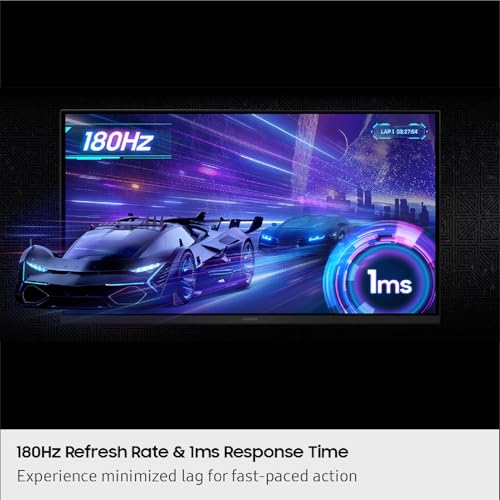 Samsung 27-in QHD, IPS, 180Hz, 1ms, G-Sync - LS27FG502ENXZA