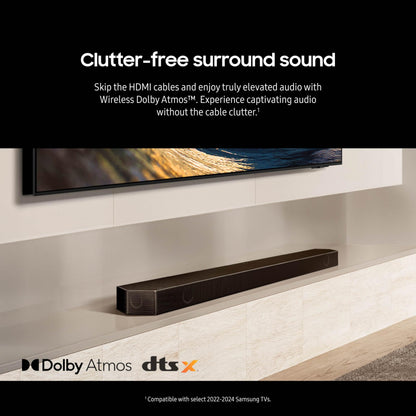 (Open Box) Samsung Q990D 11.1.4ch Soundbar w/Wireless Dolby Atmos Audio, Rear Speaker Included, HW-Q990D/ZA (2024)