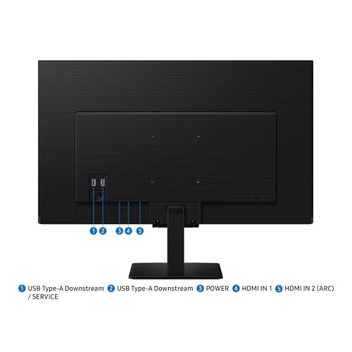 Samsung 27-Inch M5 (M50F) FHD Smart Monitor with Streaming TV, Speakers, Black, LS27FM502ENXZA