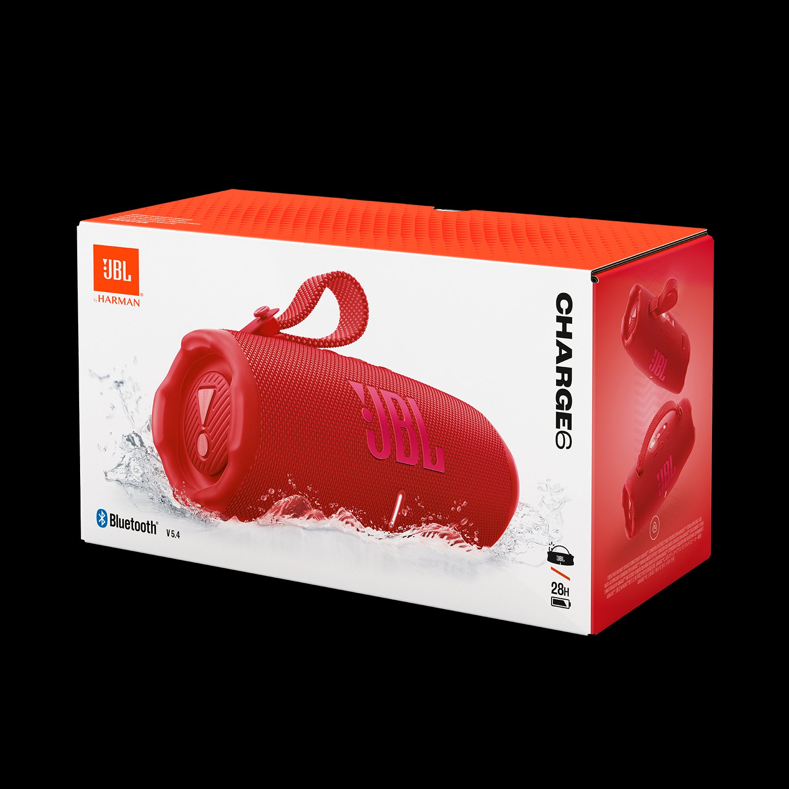 JBL charge6 新品　赤　レッド JBL Charge 6 - Portable waterproof & drop-proof Bluetooth speaker