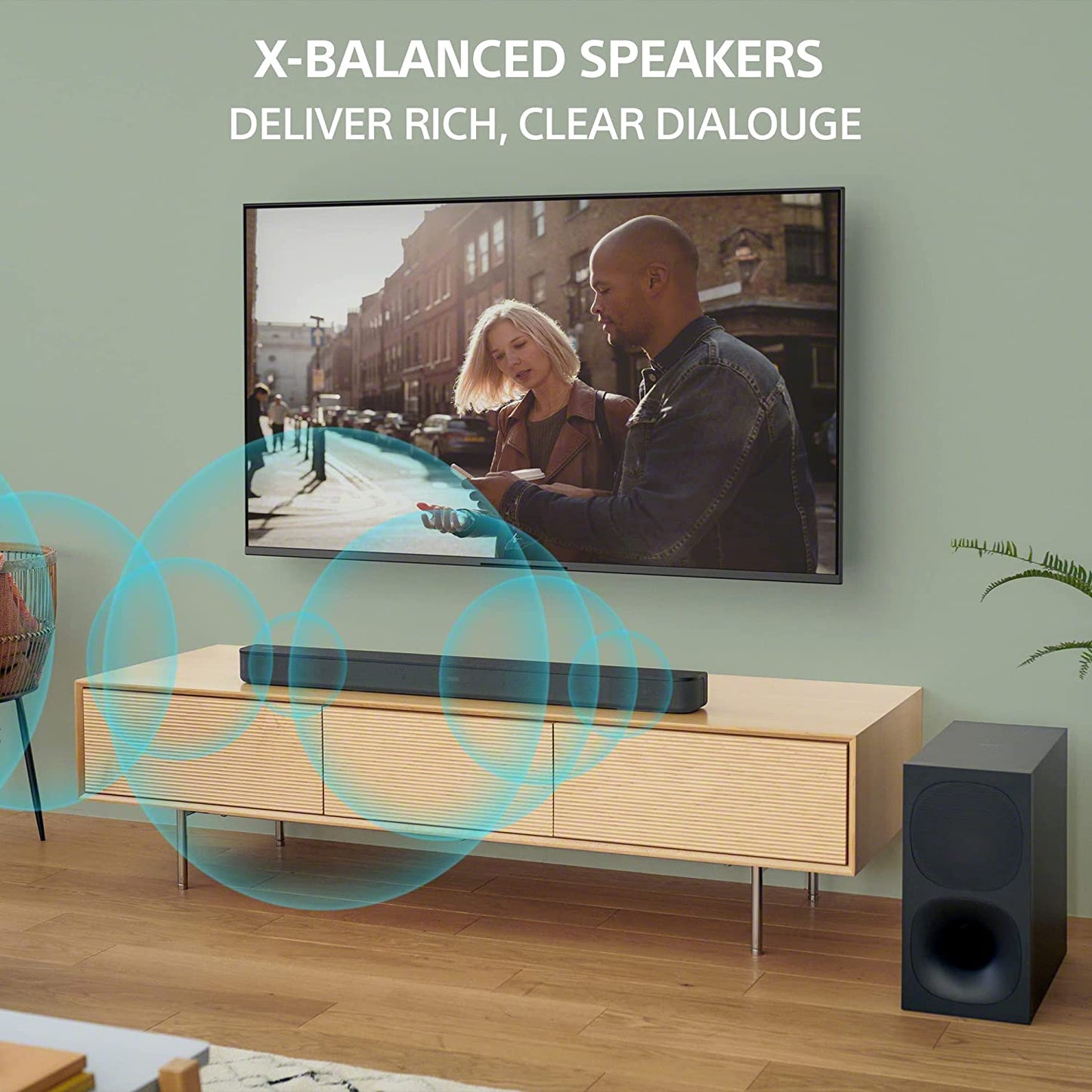 (Open Box) Sony HT-S400 2.1ch Soundbar with Powerful Wireless Subwoofer