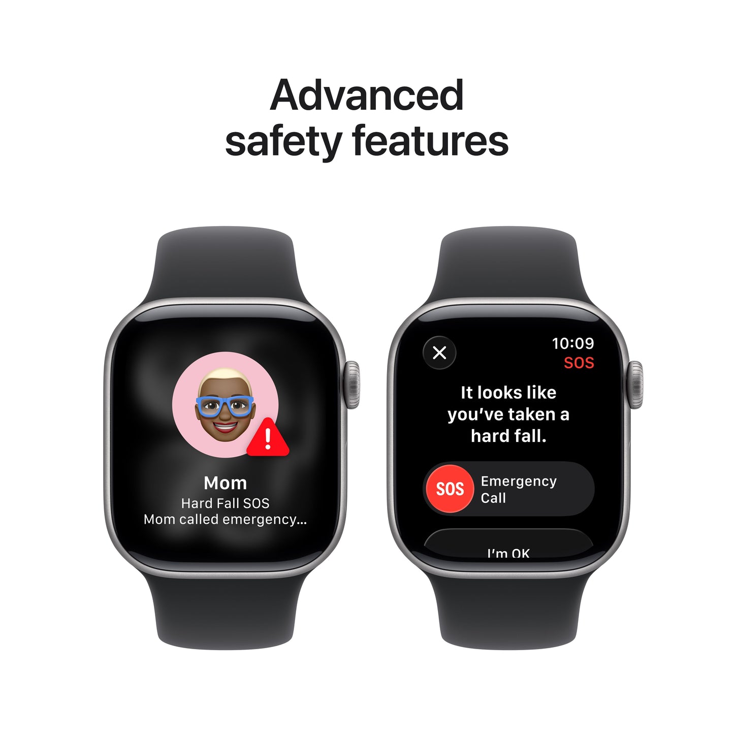 (Open Box) Apple Watch Series 11 GPS 42mm Space Gray Aluminum Case with Black Sport Band - M/L - MEQX4LW/A - (Fall 2025)