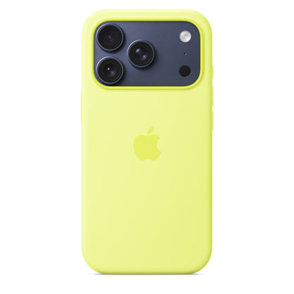 Apple iPhone 17 Pro Silicone Case with MagSafe – Neon Yellow - MGFF4ZM/A