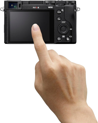 Sony RX1R III Full-Frame Digital Camera - 61 MP CMOS Sensor, 35mm F2 Lens, AI-Based Subject Recognition