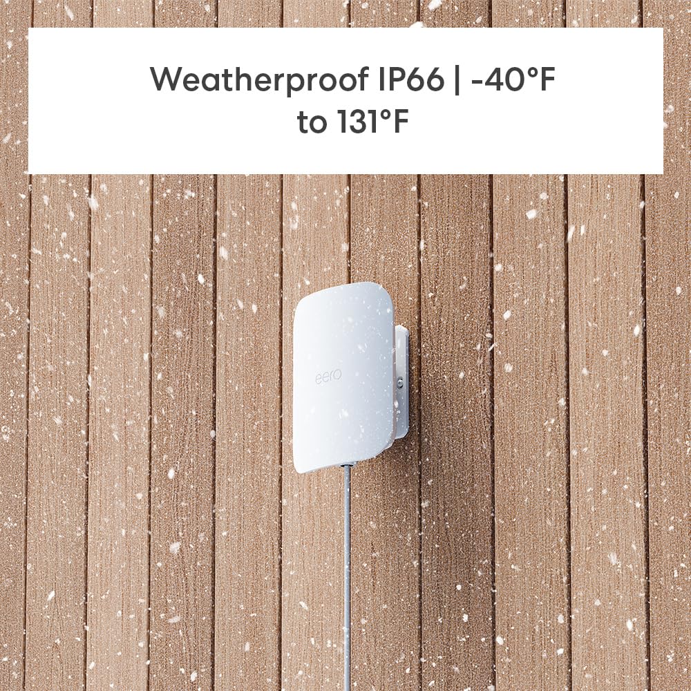 (Open Box) eero Outdoor 7 Wifi 7 AP with 30W PoE injector
