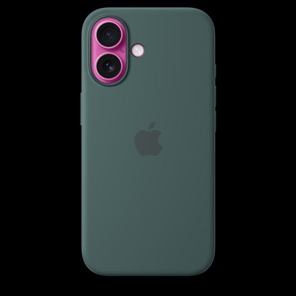 Apple iPhone 16 Silicone Case with MagSafe - Lake Green - MYY83ZM/A (2024)