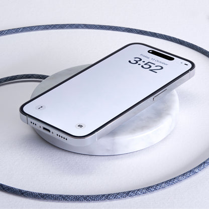 Einova Classic Wireless Charging Stone | White Marble