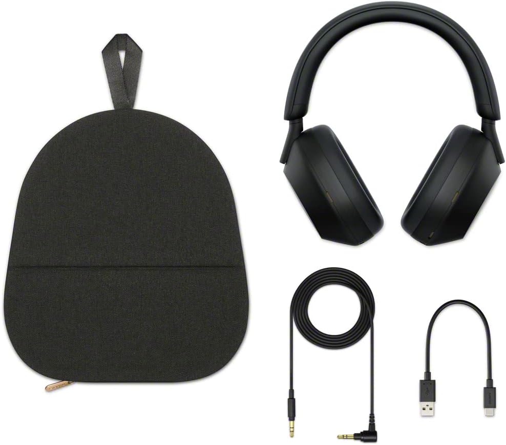Sony WH-1000XM5 Wireless Noise Canceling Bluetooth Headphones with Alexa Control - Black