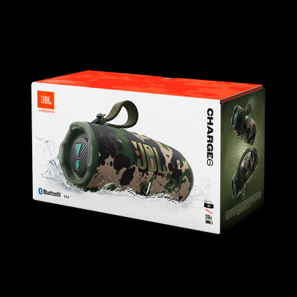 JBL Charge 6 Portable Bluetooth Speaker - Camoflauge