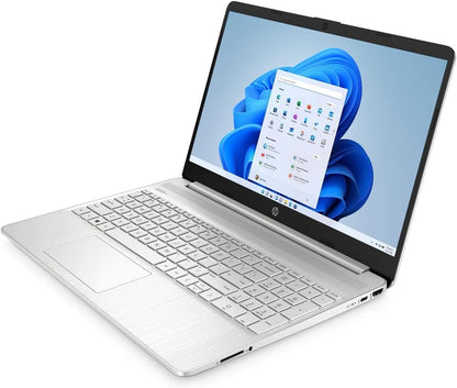 (Open Box) HP 15.6-in Touchscreen Laptop Computer i3-1115G4 8GB RAM 256GB SSD Natural Silver