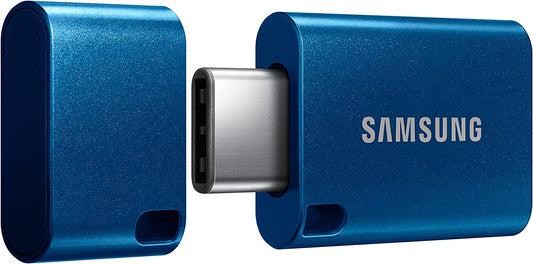 (Open Box) Samsung USB-C Flash Drive, 64GB (Blue) - Up to 300MB/s