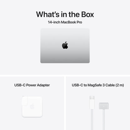 Apple 14-inch MacBook Pro: Apple M5 chip w 10-core CPU - 10-core GPU, 1TB SSD, 32GB RAM - Silver - MJ3E4LL/A - (2026)