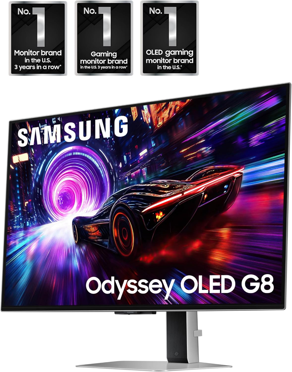 Samsung 32-Inch Odyssey QD-OLED G8 G81SF 4K 240Hz Gaming Monitor - LS32FG810SNXZA